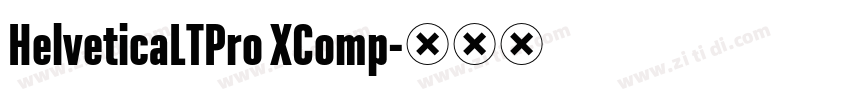 HelveticaLTPro XComp字体转换